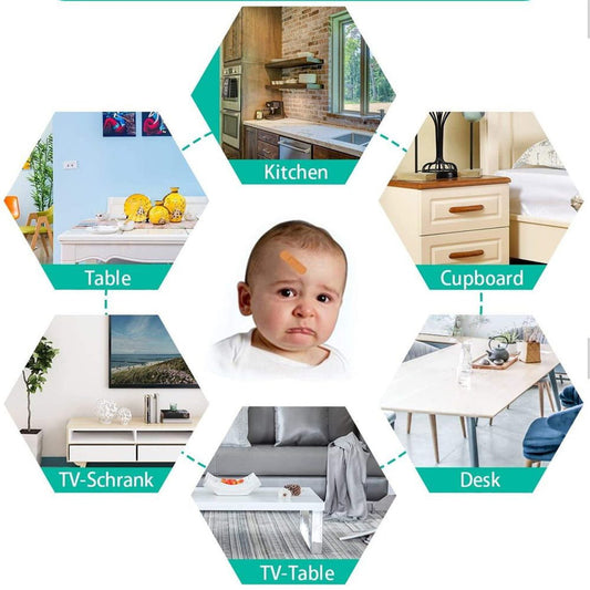 1696 Table Corners Edge Protector Guards For Baby Child Safety (Pack Of 4pc)