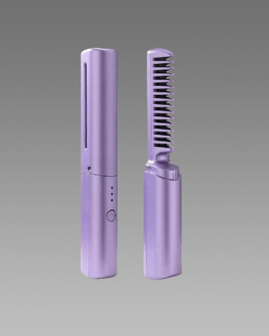 Mini Hair Straightener Cordless Rechargeable Straightener Hot Comb
