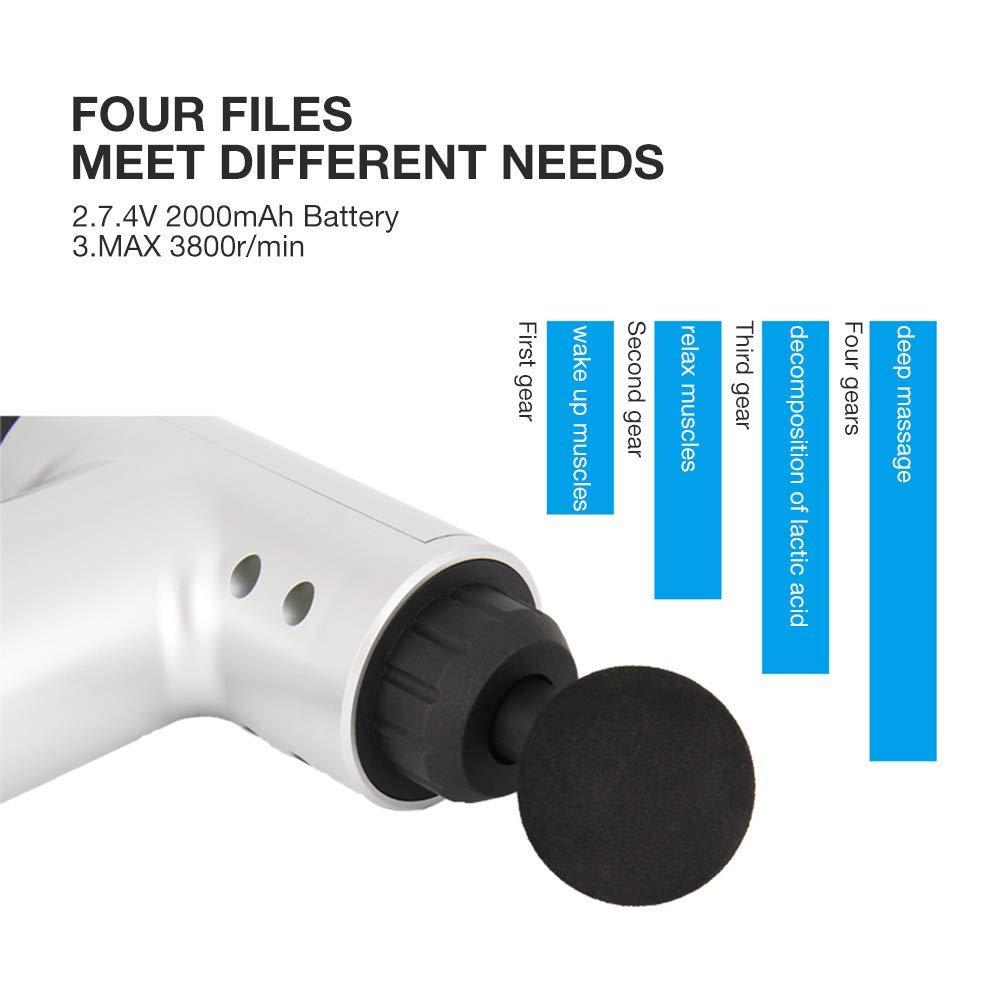 Deep Tissue Full body gun Massager (Black)