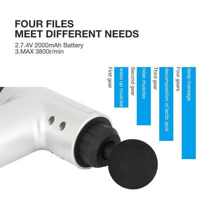 Deep Tissue Full body gun Massager (Black)